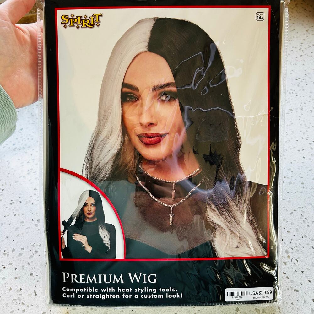 Black and White Wig